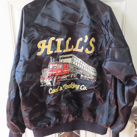 Men's Vintage Cardinal Hill's Coal and Trucking lightweight jacket coat sz XL - Picture 8 of 14